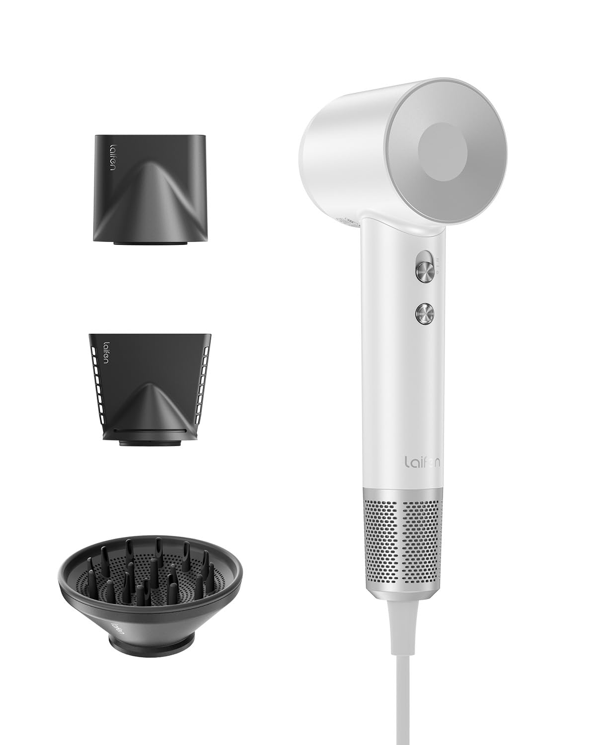 High-Speed Ionic Hair Dryer with Magnetic Nozzle