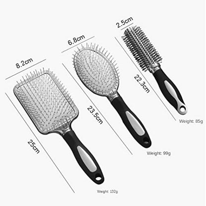 Gold-Plated Scalp Massage Hairbrush