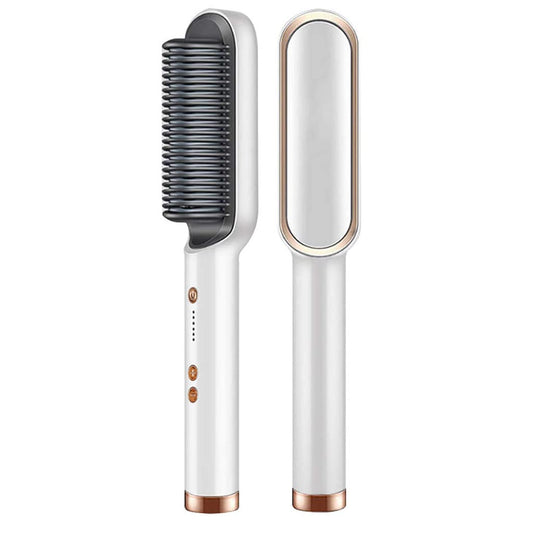 Multifunction Hair Straightener & Curler Brush
