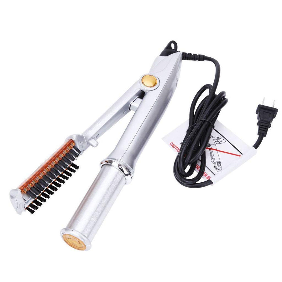 2-in-1 Hair Straightener & Curling Iron Styling Tool