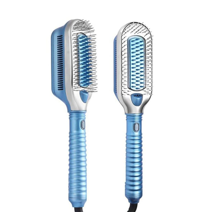 Cold Wind Hair Straightening Brush & Heatless Styler