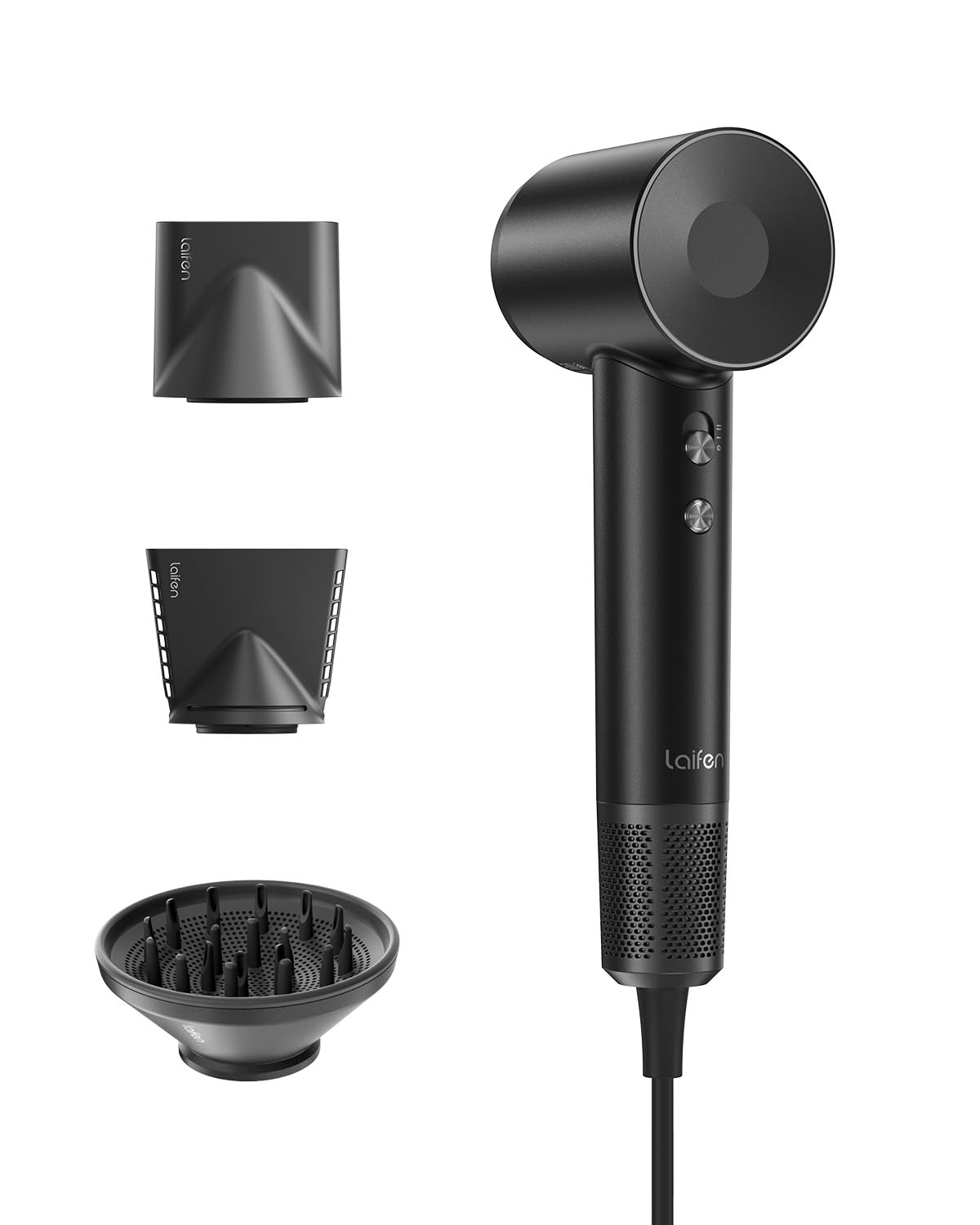 High-Speed Ionic Hair Dryer with Magnetic Nozzle