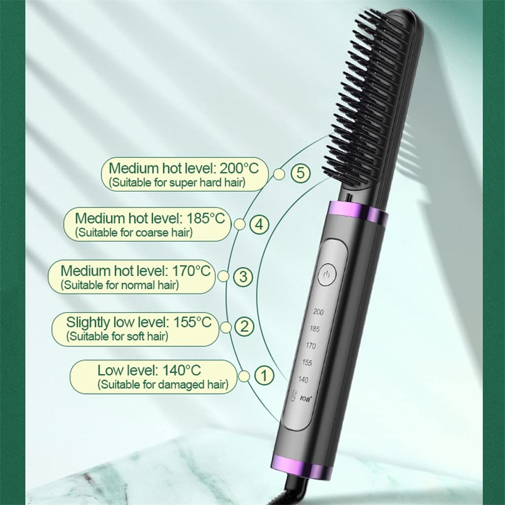 Electric Hair Straightening & Styling Brush