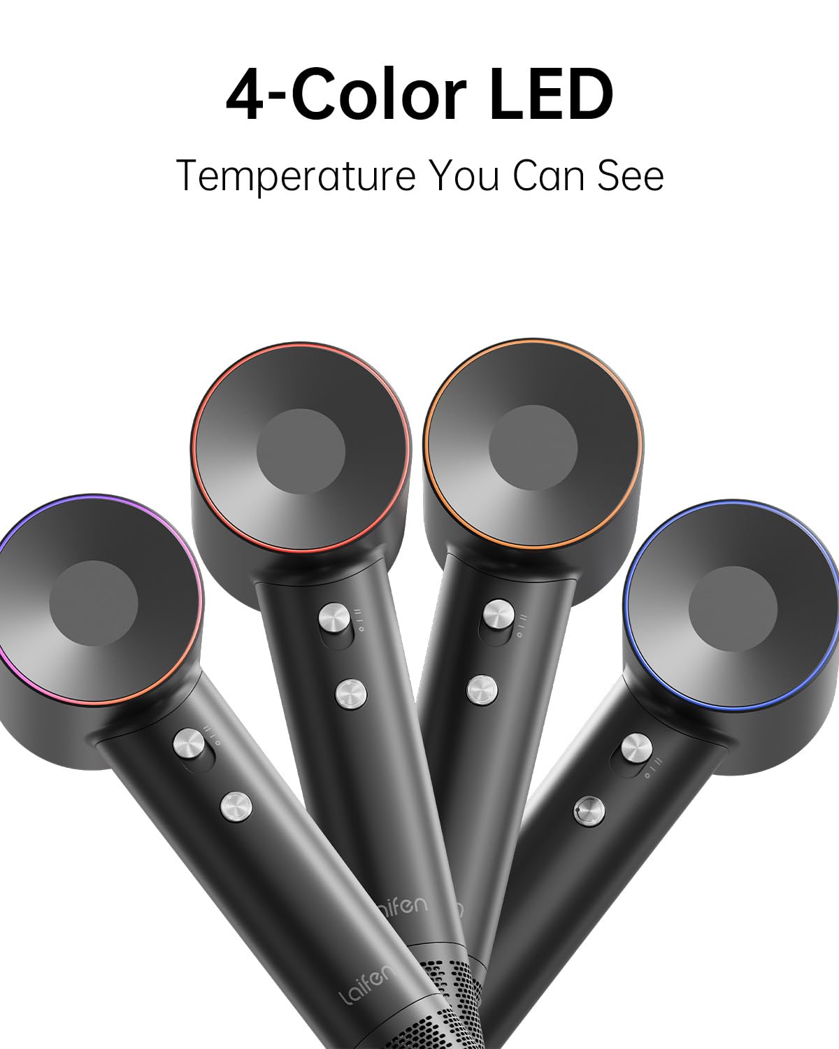 High-Speed Ionic Hair Dryer with Magnetic Nozzle