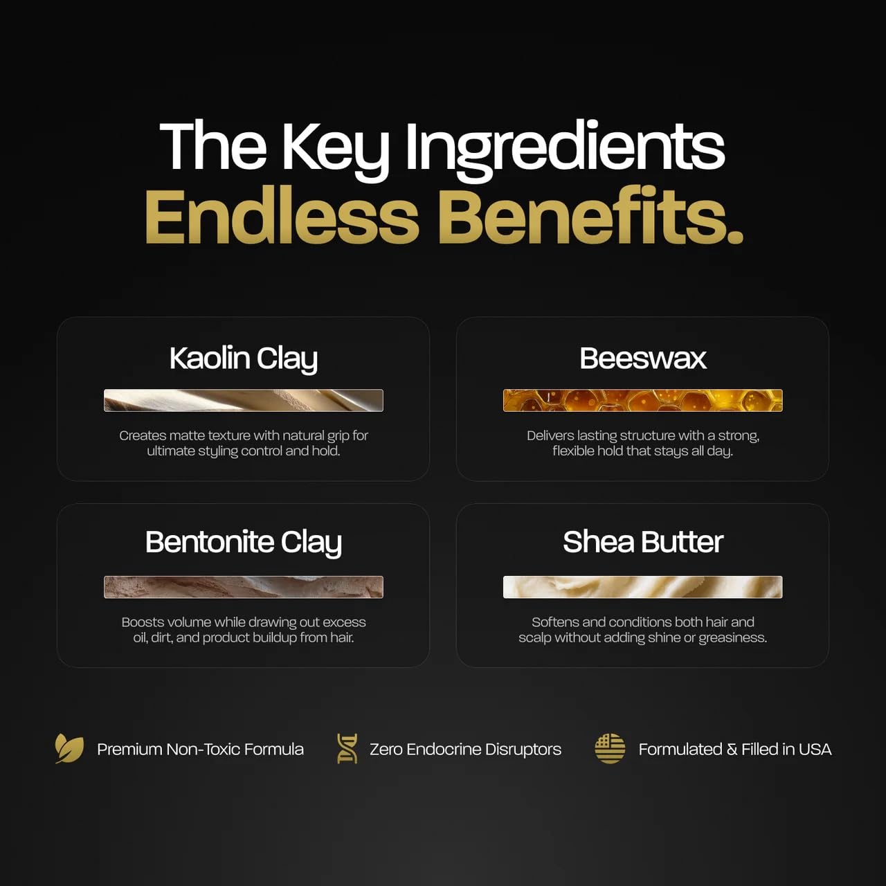 Premium Hair Clay with Strong Hold