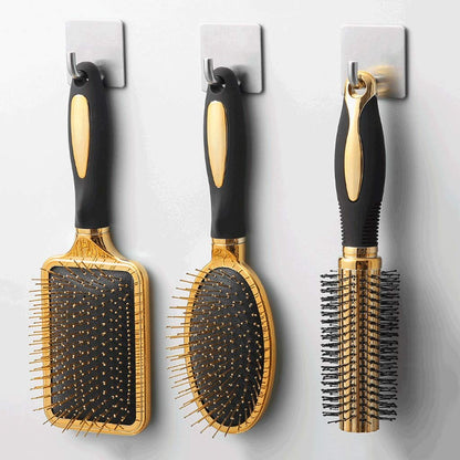 Gold-Plated Scalp Massage Hairbrush