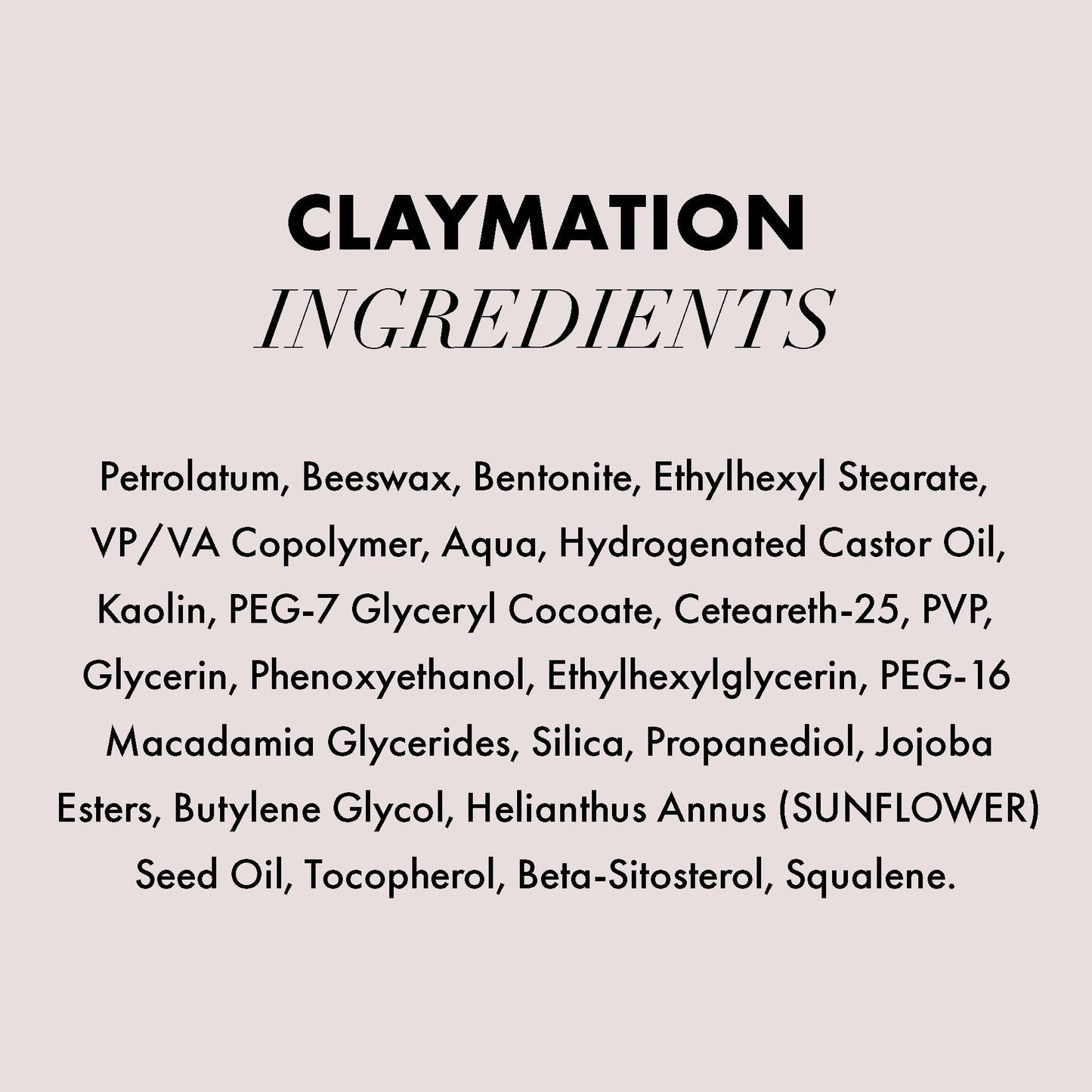 Clay & Wax High-Hold Hair Styling Clay